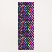 Rainbow Dragon Scales Yoga Mat Yogamatte (Vorderseite)