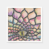 Rainbow Dragon Serviette (Vorderseite)