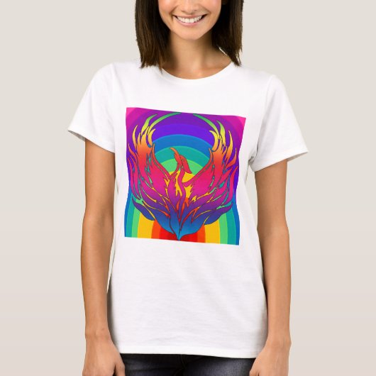Rainbow Dragon T-Shirt (Vorderseite)