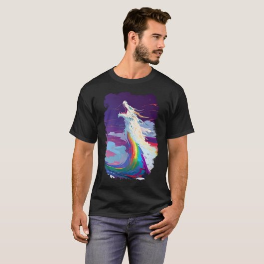 Rainbow Dragon T-Shirt (Vorne ganz)