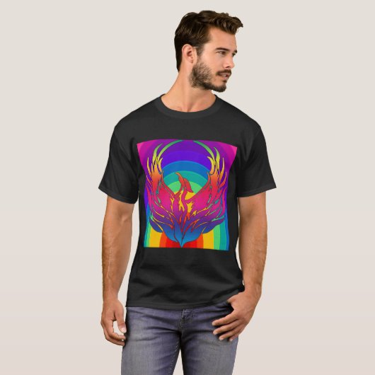 Rainbow Dragon T-Shirt (Vorne ganz)