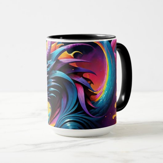 Rainbow Dragon Tasse (VorderseiteRechts)