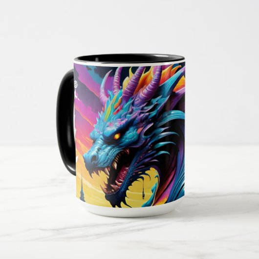 Rainbow Dragon Tasse (Vorderseite Links)