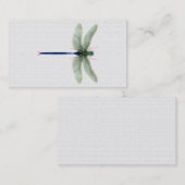 Rainbow Dragonfly Anpassbare Visitenkarten Visitenkarte (Vorne/Hinten)