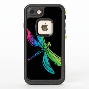 Rainbow Dragonfly auf Schwarz