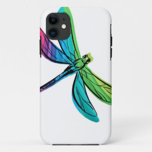 Rainbow Dragonfly Case-Mate iPhone Case