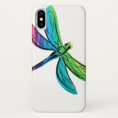 Rainbow Dragonfly Case-Mate iPhone Hülle (Rückseite)