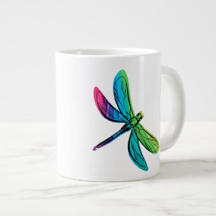 Rainbow Dragonfly Jumbo-Tasse