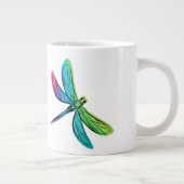 Rainbow Dragonfly Jumbo-Tasse (Rechts)