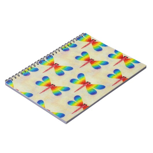 Rainbow Dragonfly Notizblock (Linke Seite)
