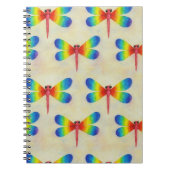 Rainbow Dragonfly Notizblock (Vorderseite)