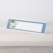 Rainbow Dragonfly Schreibtischnamensplakette (Vorderseite )