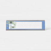 Rainbow Dragonfly Schreibtischnamensplakette (Vorderseite )