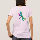 Rainbow Dragonfly T-Shirt (Rückseite)