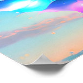 Rainbow Dream Angel Remembrane OWN ART Poster (Ecke)