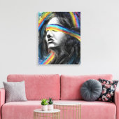 Rainbow Dream Canvas Print - Malerei Leinwanddruck (Insitu (Wohnzimmer))