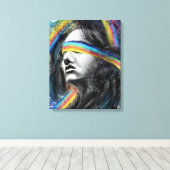 Rainbow Dream Canvas Print - Malerei Leinwanddruck (Insitu (Holzboden))