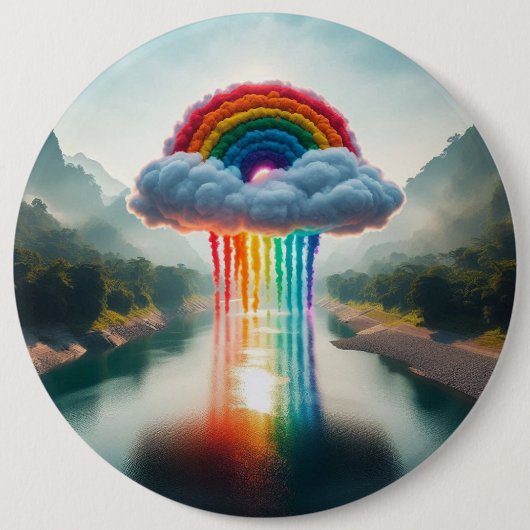 "Rainbow Dream: Cloud Over River Button Collection (Vorderseite)