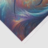 Rainbow Dream Dragon | Ethereal Fantasy Decoupage Seidenpapier (Ausschnitt)