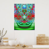 Rainbow Dream Poster der 60er (Küche)