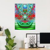 Rainbow Dream Poster der 60er (Heimbüro)