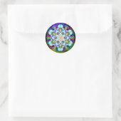 Rainbow Dreaming Runder Aufkleber (Tasche)