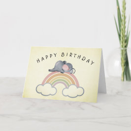 Rainbow Dreams Birthday Karte