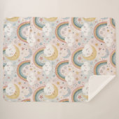 Rainbow Dreams Blanket Sherpa Gift for Children Sherpadecke (Vorderseite (Horizontal))