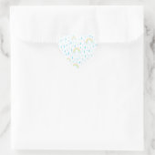 Rainbow Dreams Herz-Aufkleber (Tasche)