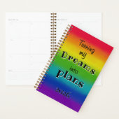 Rainbow Dreams into Plans Personal Planner Planer (Anzeige)