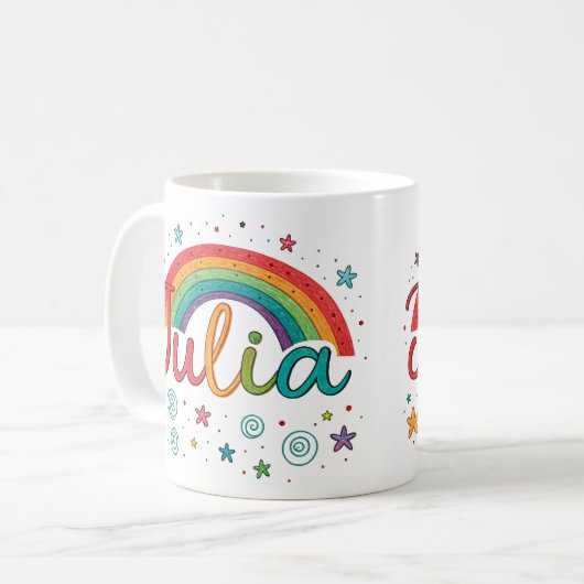 Rainbow Dreams Julia 1 Kaffeetasse (Vorderseite Links)