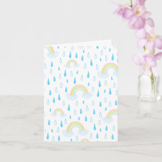 Rainbow Dreams Karte (Orchidee)