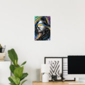 Rainbow Dreams Lady Poster (Heimbüro)