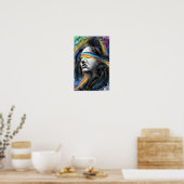 Rainbow Dreams Lady Poster (Küche)