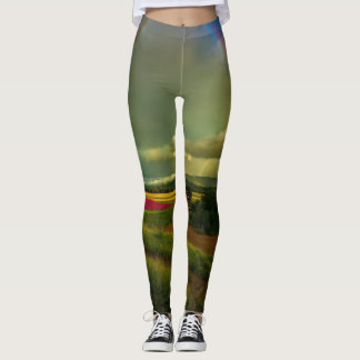 Rainbow Dreams: Lebhafte Leggings für jeden Workou