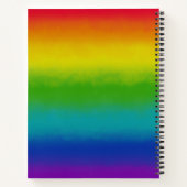 Rainbow Dreams plant benutzerdefiniertes Notizbuch (Rückseite)