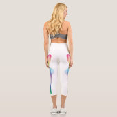 Rainbow-Drehung Capri Leggings (Rückseite)