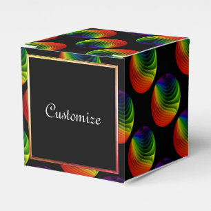 Rainbow Drehung Orbs Cube Favor Box Geschenkschachtel