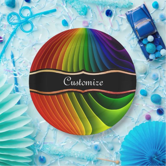 Rainbow Drehung Party Teller (Party)