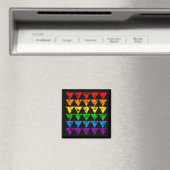 Rainbow-Dreieckmagnet-Magnet Magnet (In Situ (Geschirrspüler))