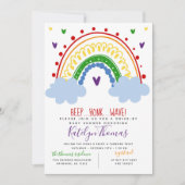 Rainbow Drive by Baby Shower Einladung (Vorderseite)