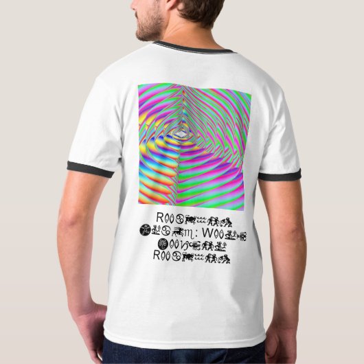 Rainbow Drive: Warp Factor Rainbow T-Shirt (Rückseite)