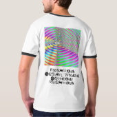 Rainbow Drive: Warp Factor Rainbow T-Shirt (Schwarz voll)