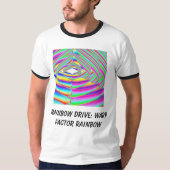 Rainbow Drive: Warp Factor Rainbow T-Shirt (Vorderseite)