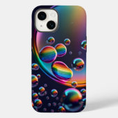 Rainbow Droplet Case-Mate iPhone Case (Rückseite)