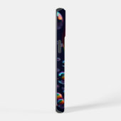 Rainbow Droplet iPhone Case 15 Hülle (Rechte Seite)