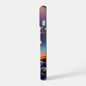 Rainbow Droplet iPhone Case iPhone 15 Hülle (Linke Seite)