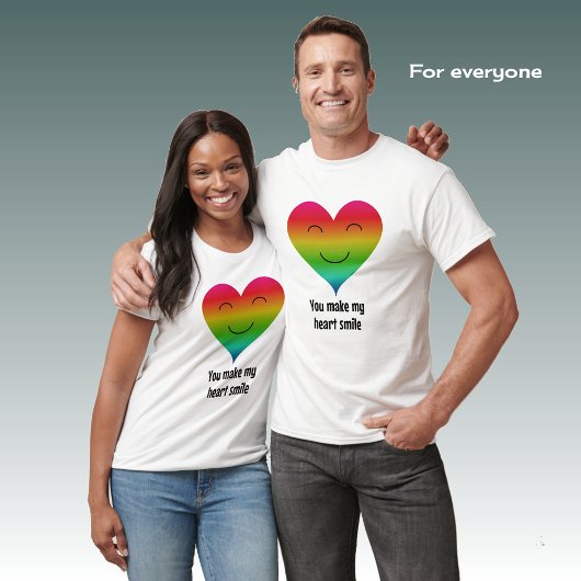 Rainbow, du bringst mein Herz zum Lächeln T-Shirt