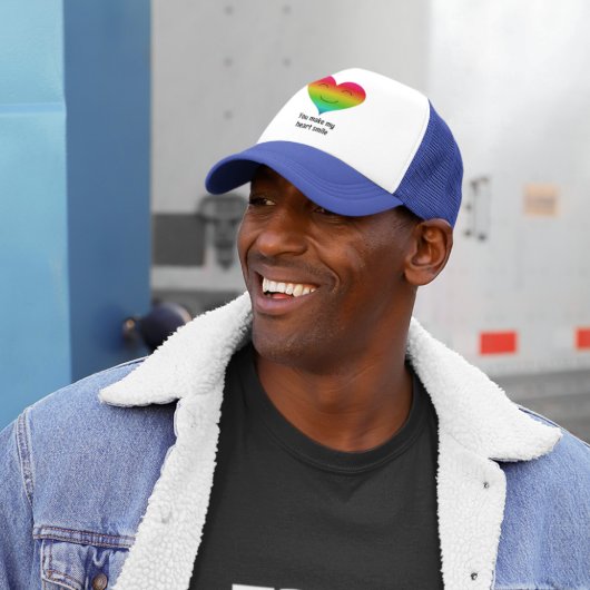 Rainbow, du bringst mein Herz zum Lächeln Truckerkappe