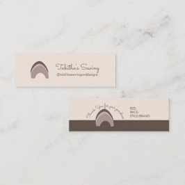 Rainbow E Boutique Closing Size Price Hang Tag